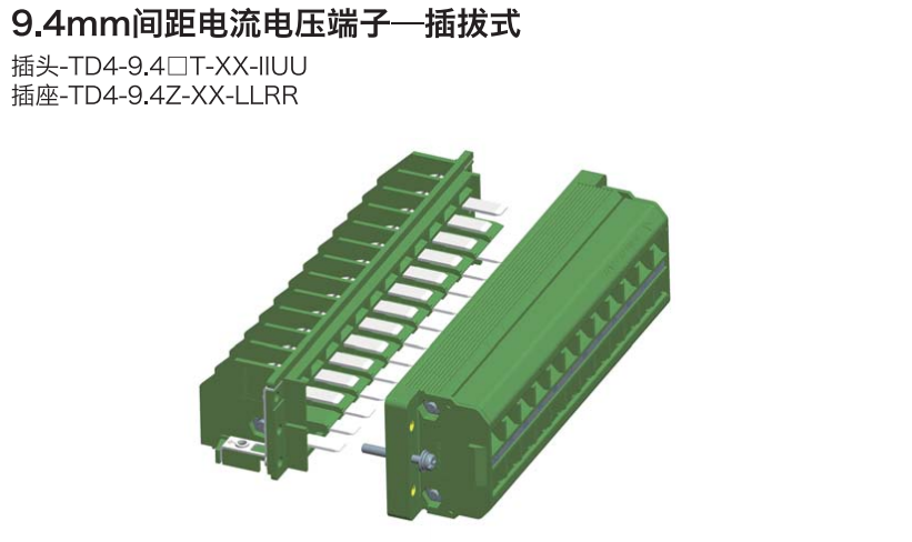 卓能插拔式电流端子是怎么命名的